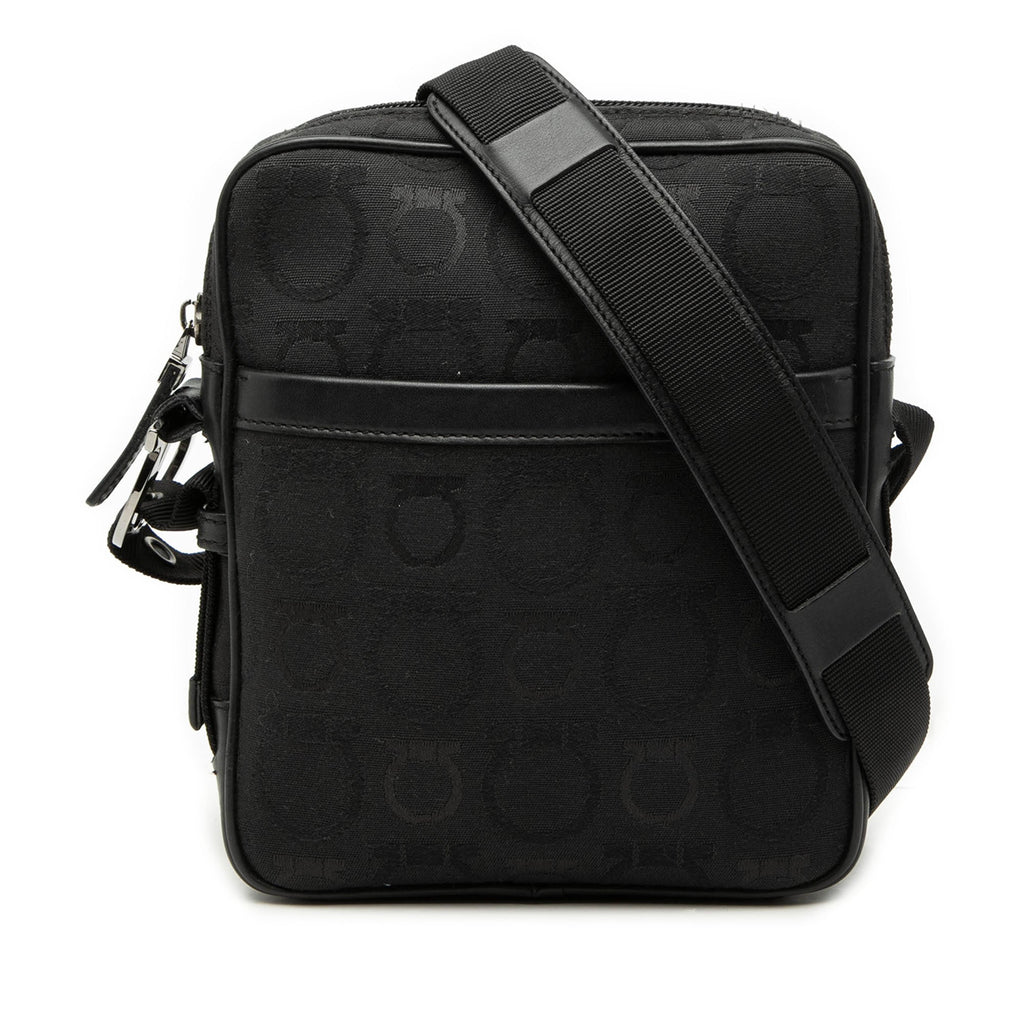 Gancini Canvas Crossbody