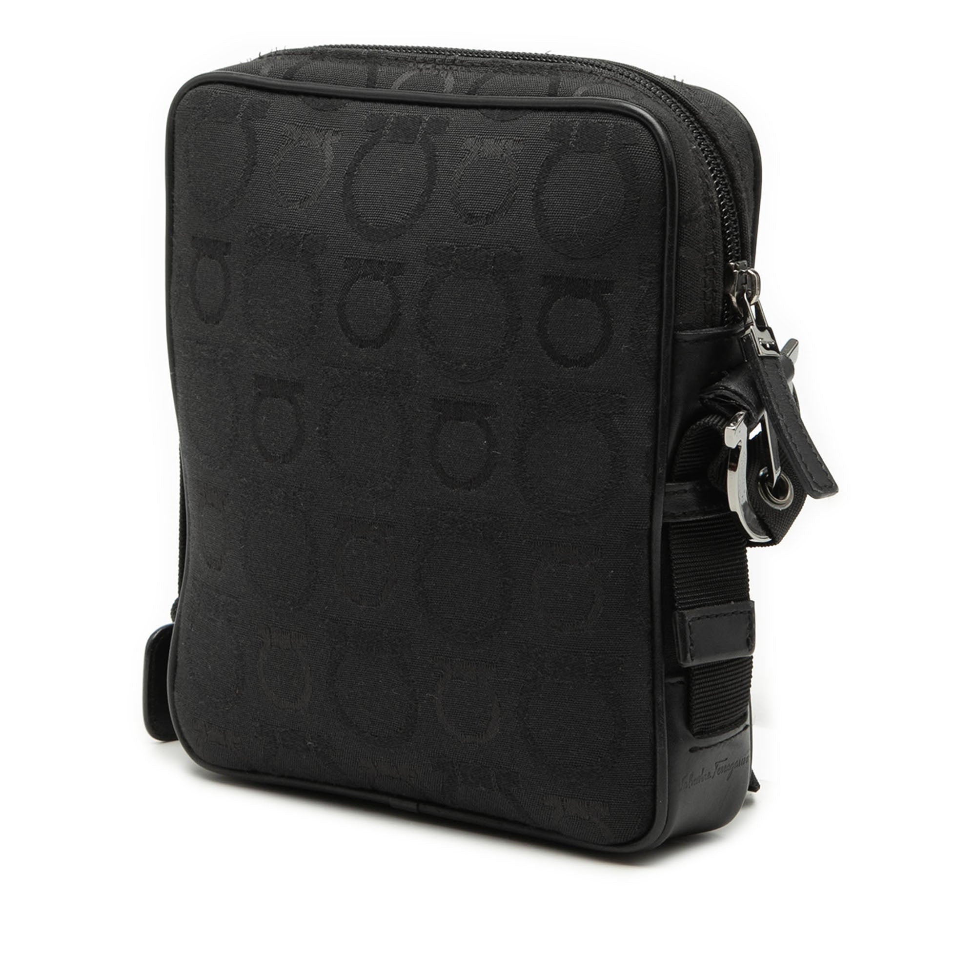 Gancini Canvas Crossbody