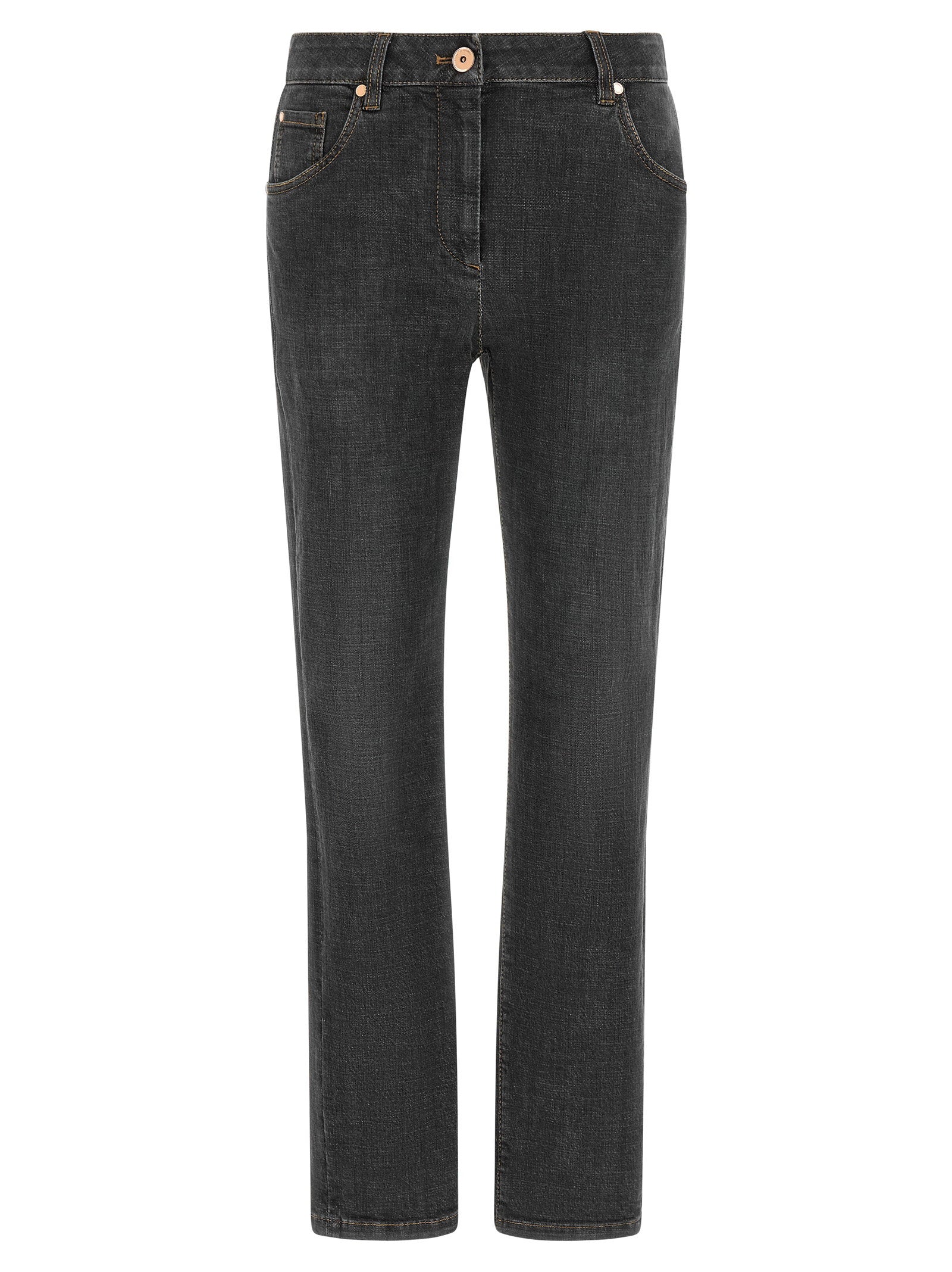 Brunello Cucinelli Slim Jeans — Grey
