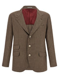 Brunello Cucinelli Cavallo Blazer — Brown