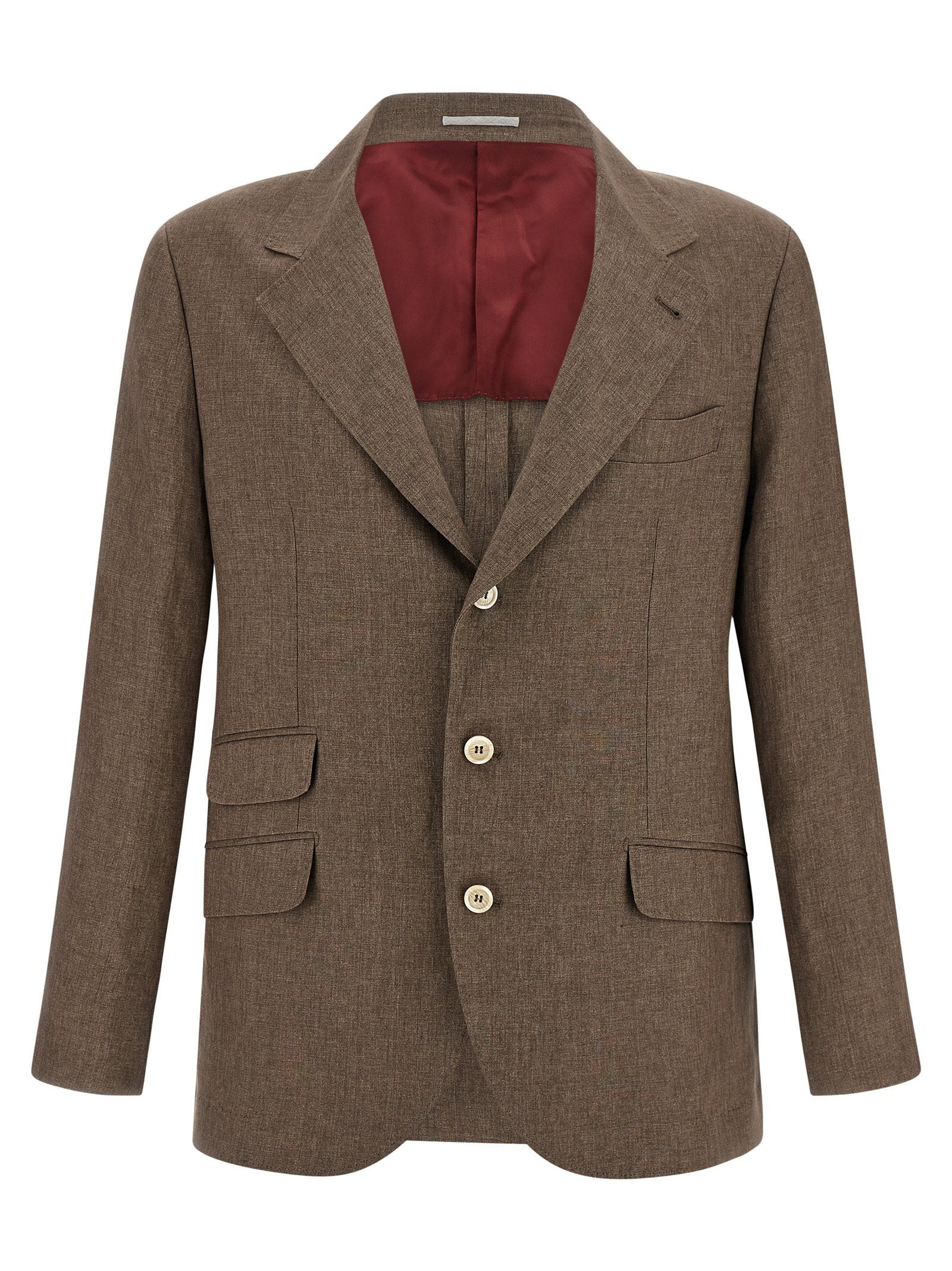 Brunello Cucinelli Cavallo Blazer — Brown