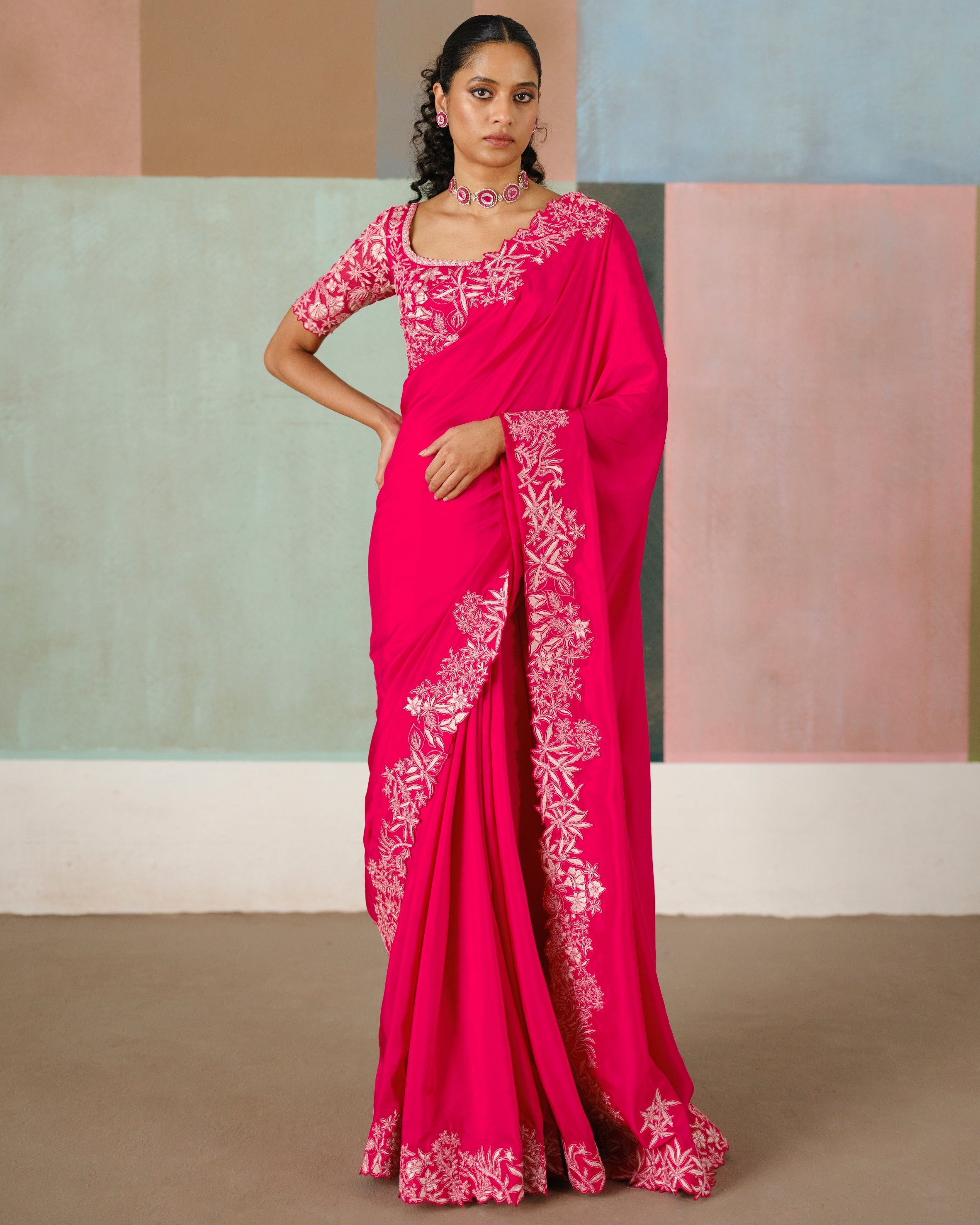 Vida Sari Set By KYNAH, Luxury Indian Fashion & Bridal Wear
