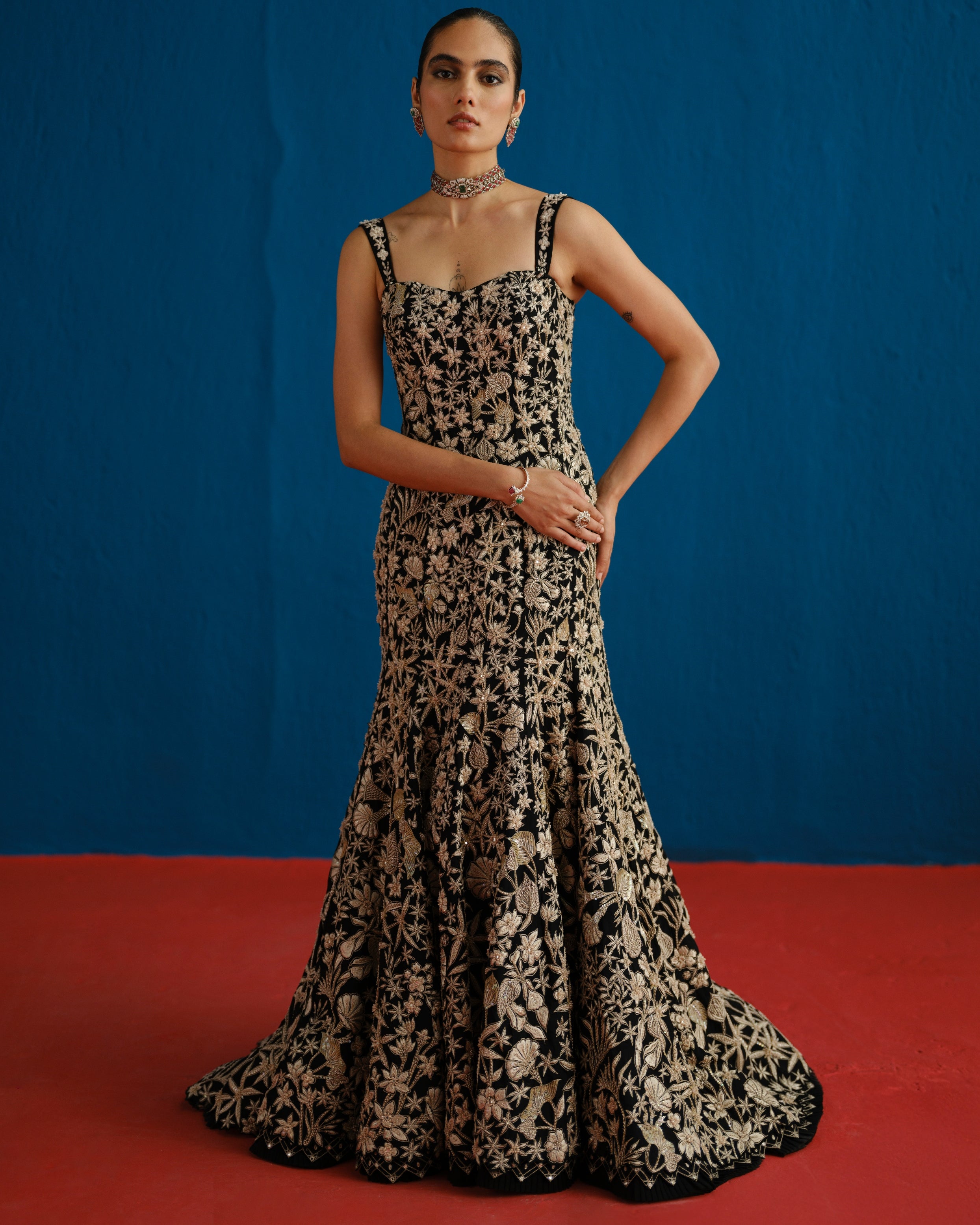 Evelyn Gown By KYNAH, Luxury Indian Fashion & Bridal Wear