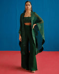 Green Lea Pant Set By KYNAH, Luxury Indian Fashion & Bridal Wear