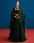 Avi Cape Set By KYNAH, Luxury Indian Fashion & Bridal Wear