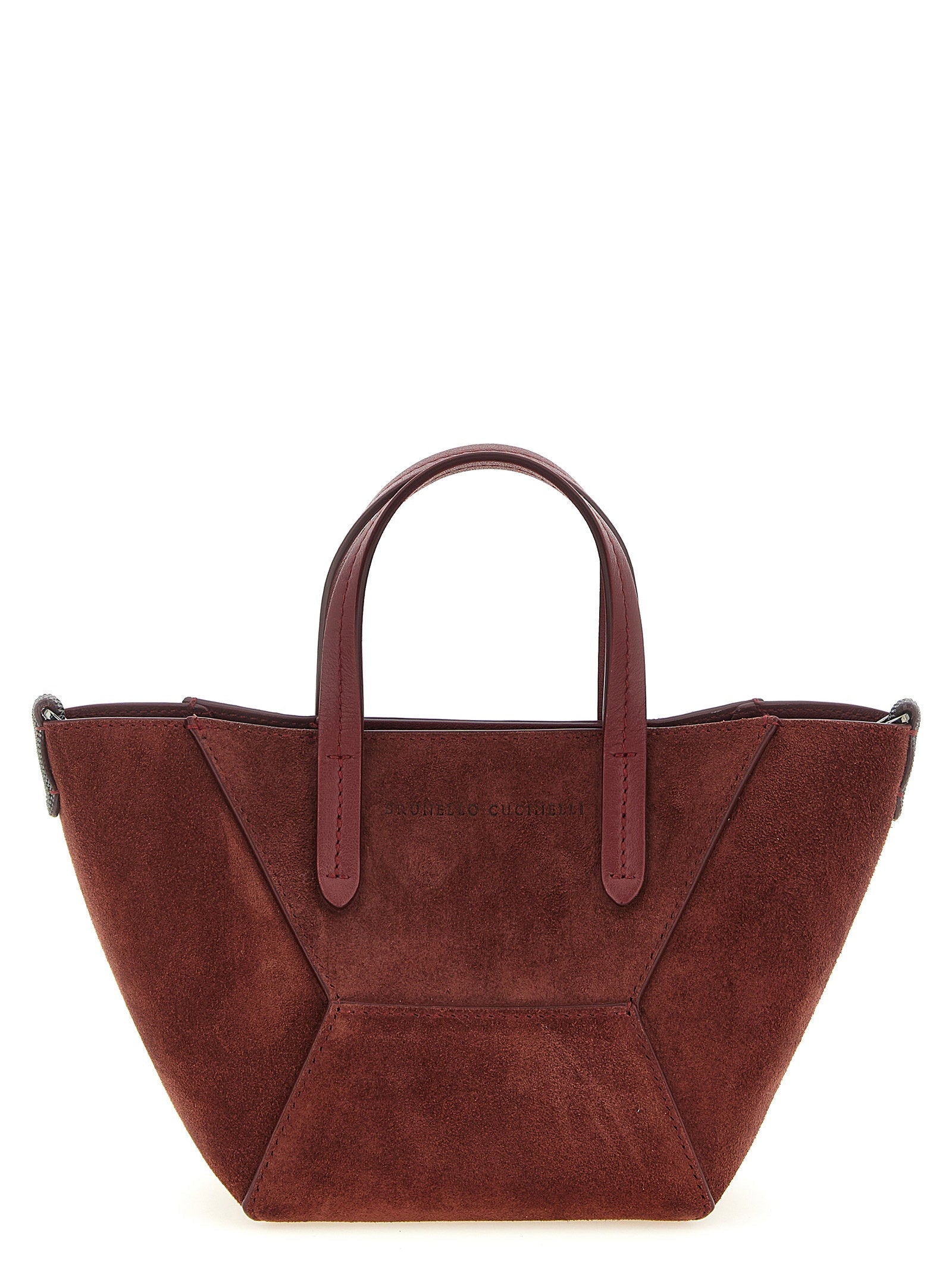 Brunello Cucinelli BC Duo Mini Bag — Burgundy