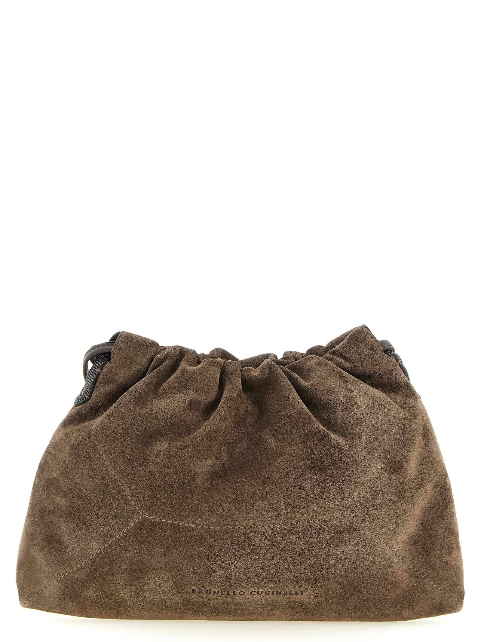 Brunello Cucinelli BC Duo Clutch — Taupe