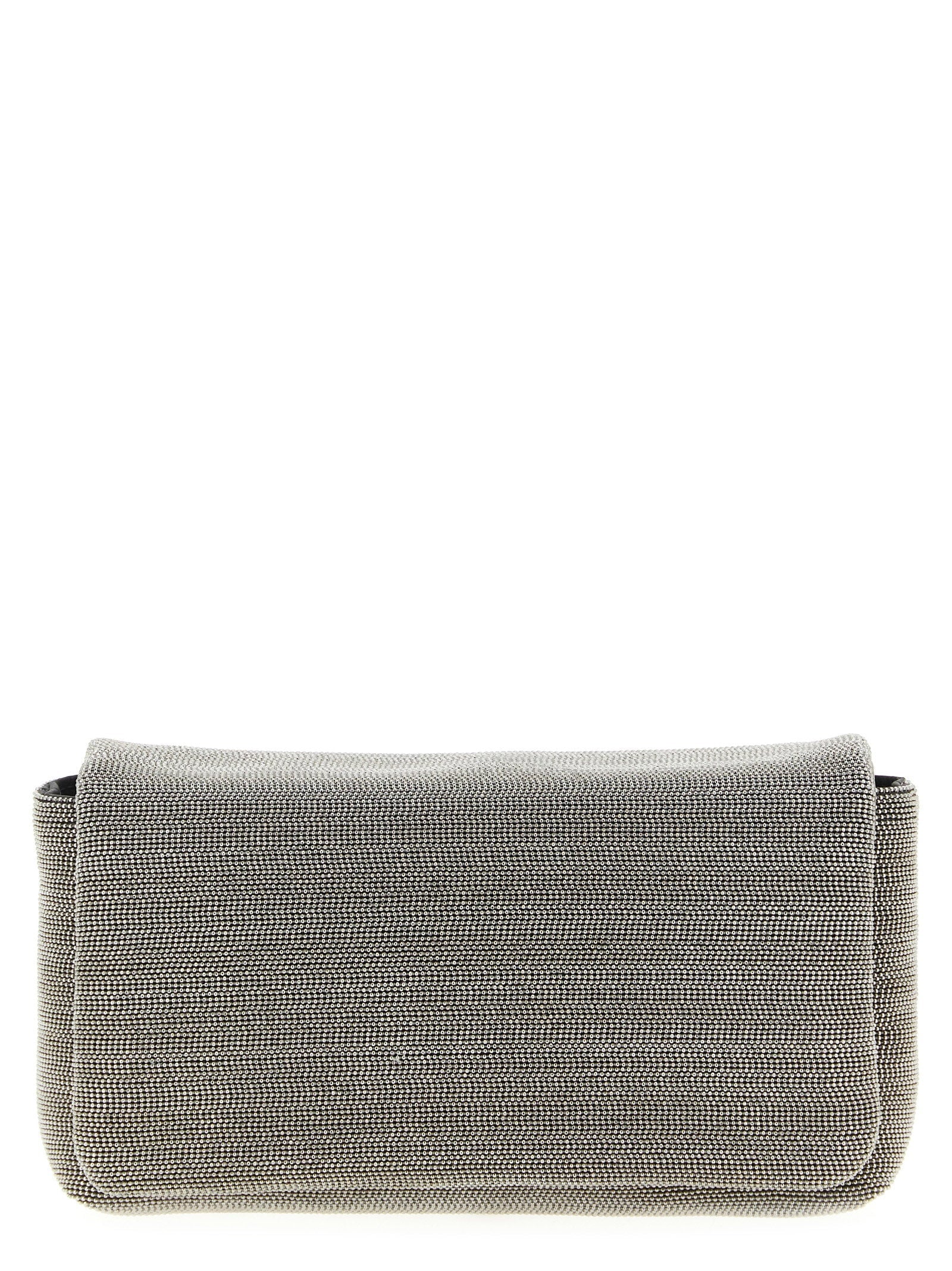 Brunello Cucinelli Monile Clutch — Silver