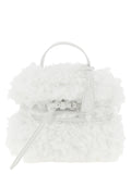 Moschino Tie Me Handbag — White