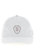 Brunello Cucinelli Logo-Embroidered Baseball Cap — White