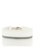 Brunello Cucinelli Monile-Embellished Visor — White