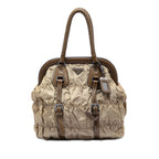 Tessuto Gaufre Frame Tote