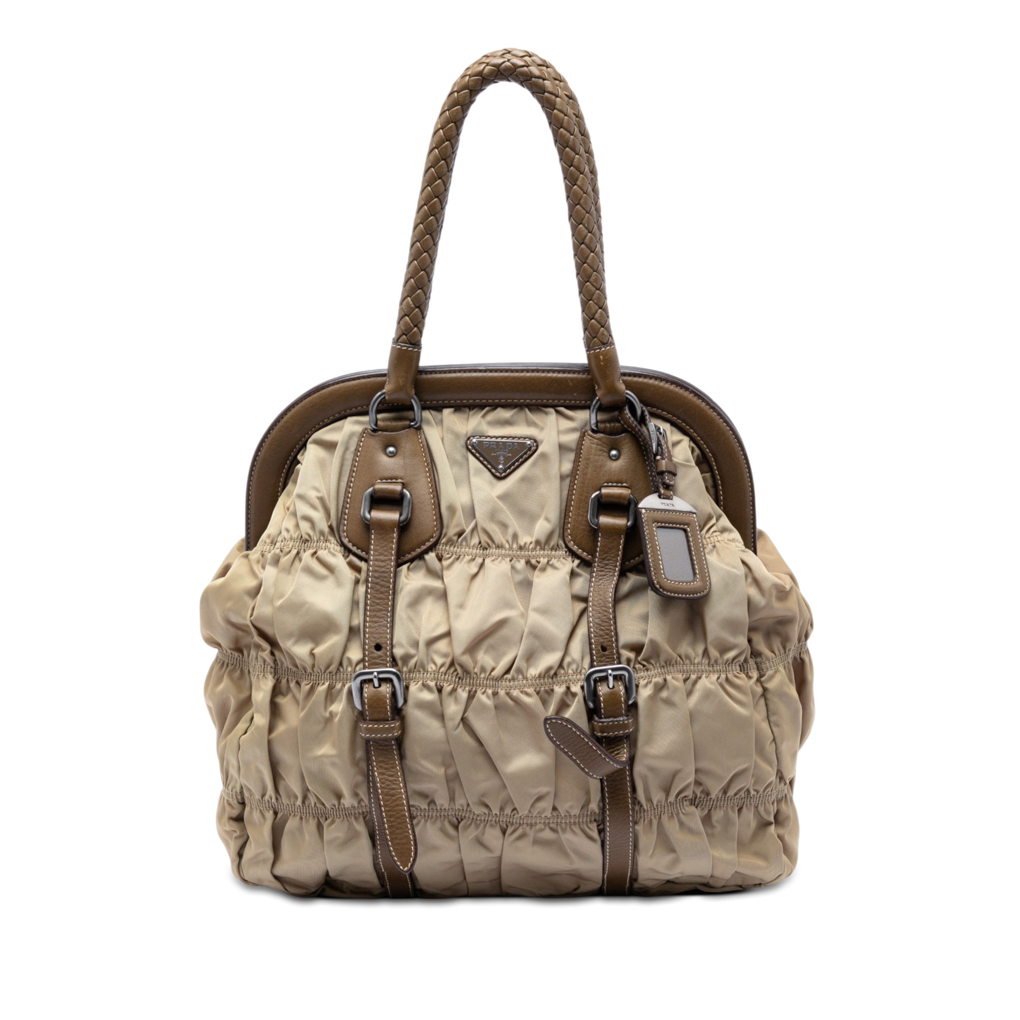 Tessuto Gaufre Frame Tote