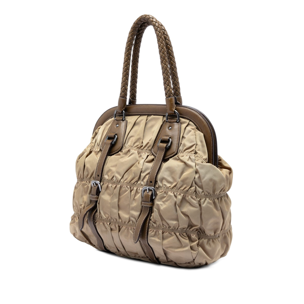 Tessuto Gaufre Frame Tote
