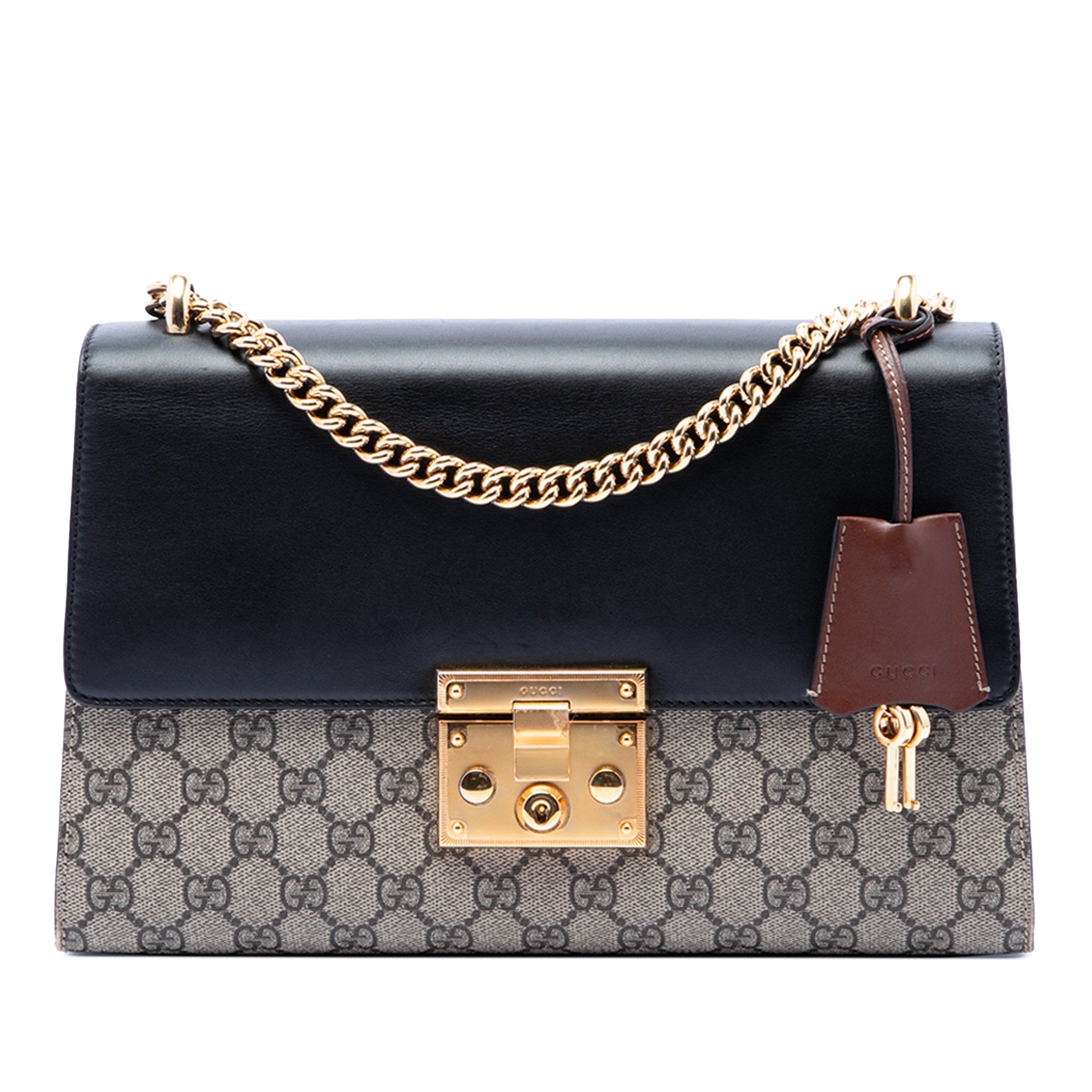 Medium GG Supreme Padlock Shoulder Bag