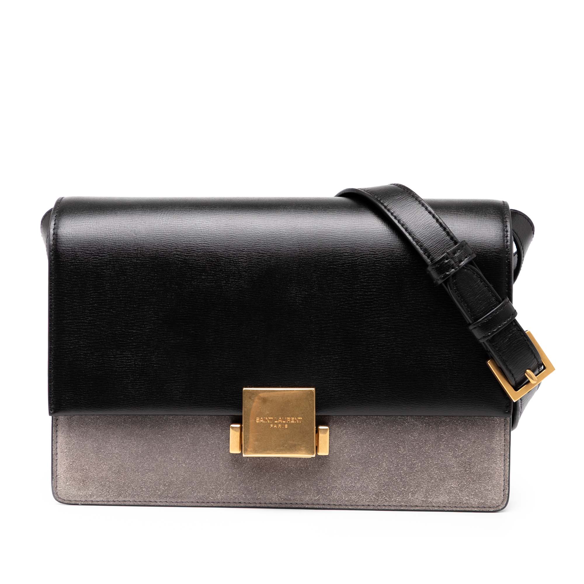 Medium Calfskin and Suede Bellechasse Bag