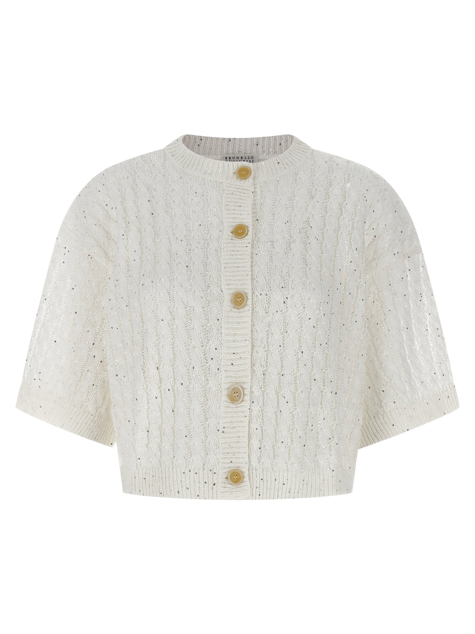 Brunello Cucinelli Cardigan — Cream