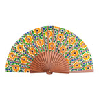 Multicolored silk fan Nur