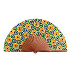 Multicolored silk fan Nur