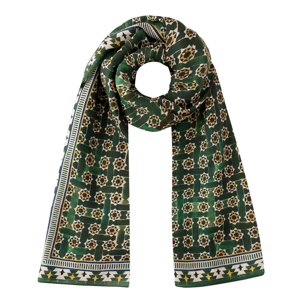 Green Modal Scarf for Women Andalusí
