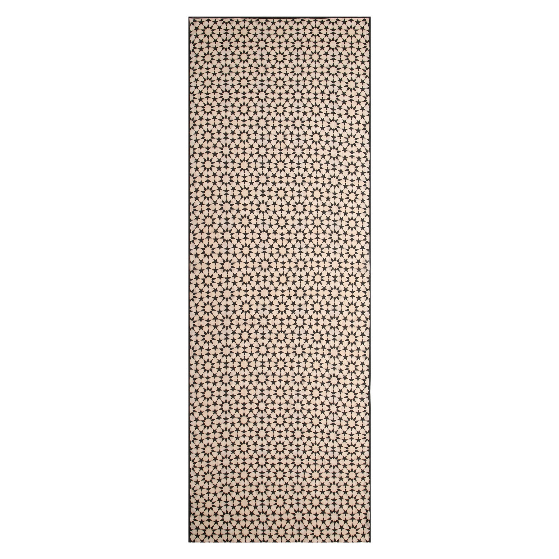 Beige and Black Scarf - Sahara