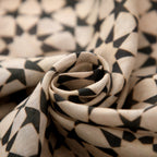 Beige and Black Scarf - Sahara