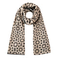 Beige and Black Scarf - Sahara