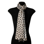 Beige and Black Scarf - Sahara
