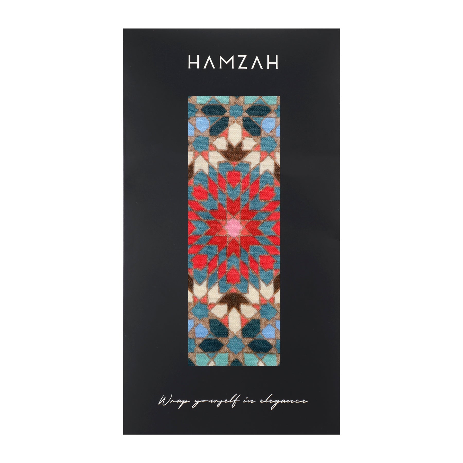 Multicolor Scarf Inspired by Alhambra Tiles