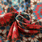 Multicolor Scarf Inspired by Alhambra Tiles