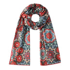 Multicolor Scarf Inspired by Alhambra Tiles