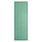 Green Scarf for Women with Geometric Print