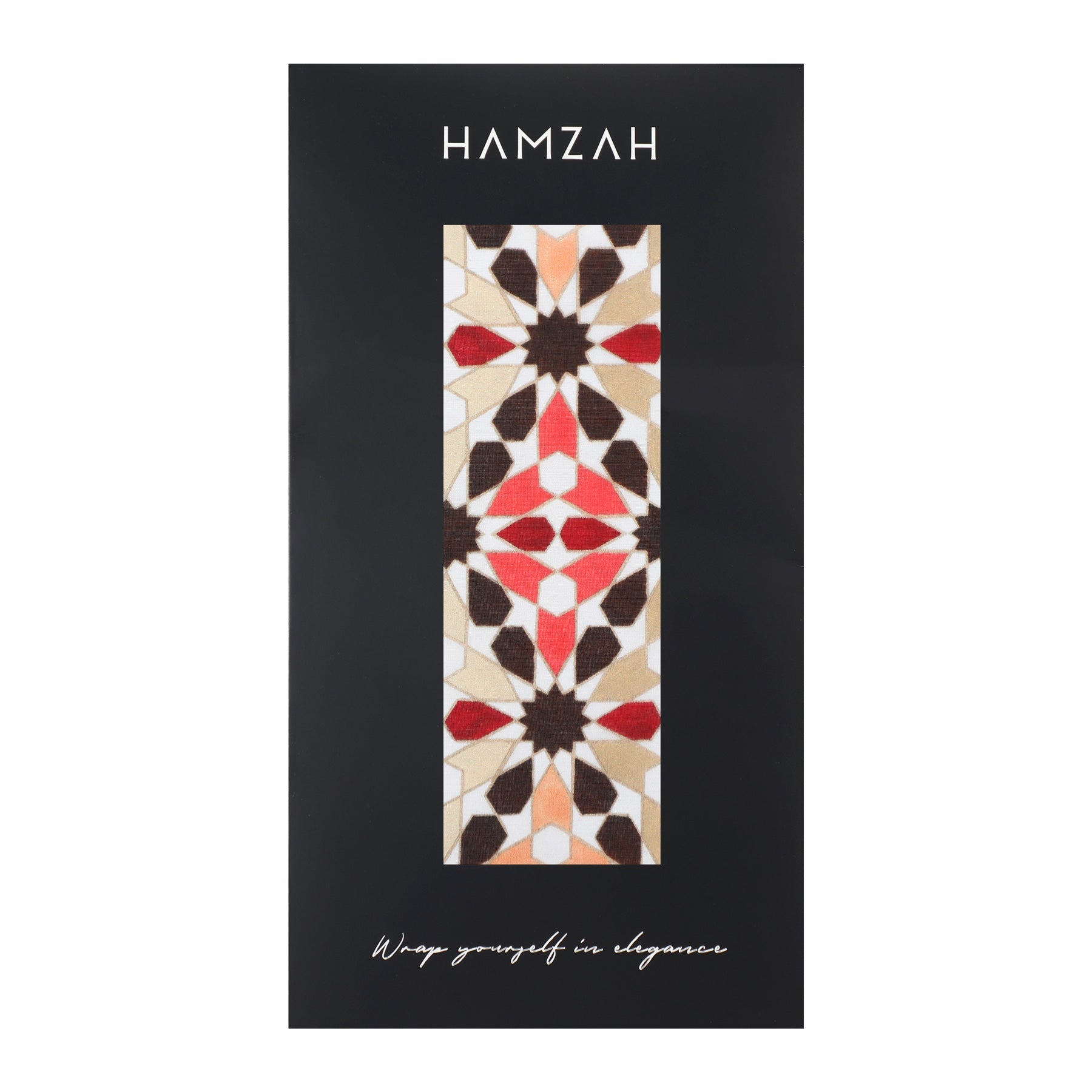 Islamic Mosaic Tile Silk Scarf Suhail V1