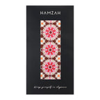 Sacred Geometry Pink Silk Scarf Mashrabia V1