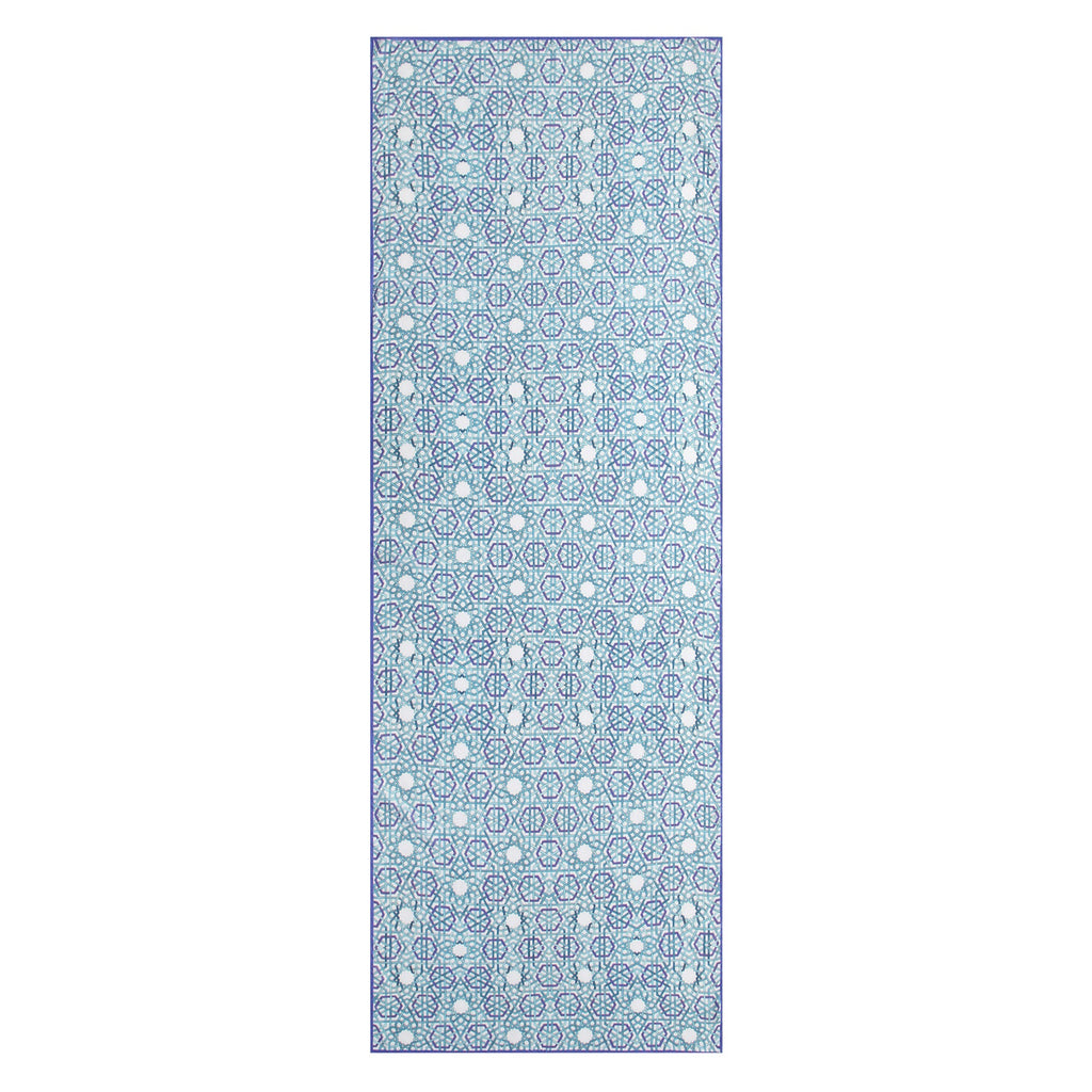 Modal Scarf with Blue Print