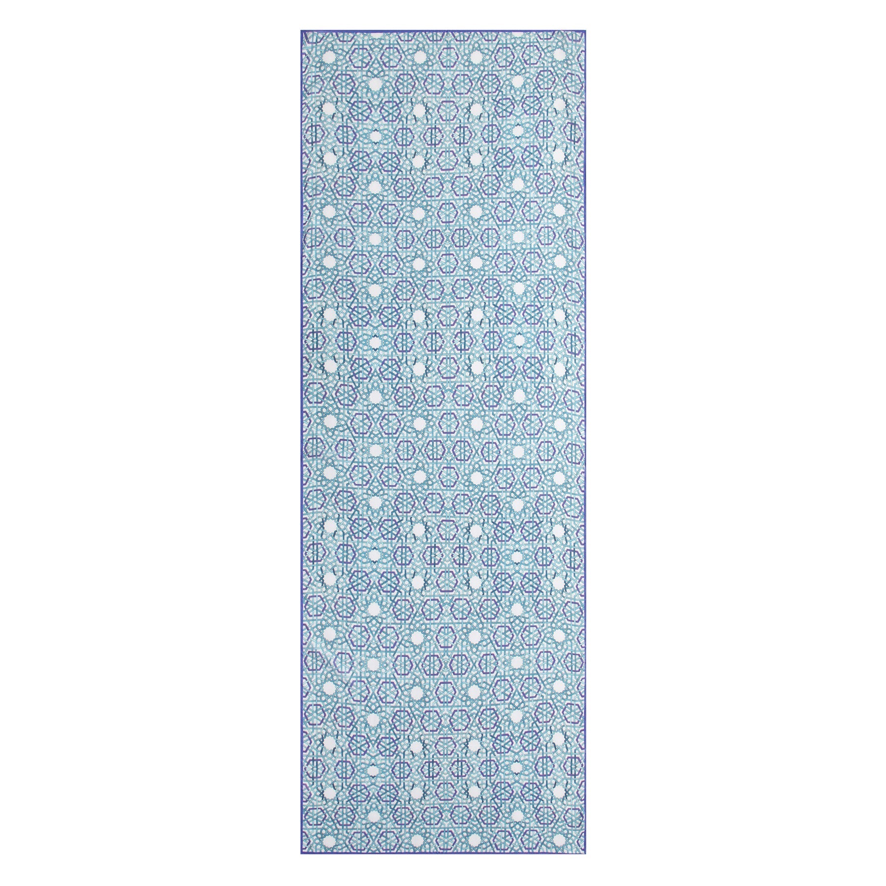 Modal Scarf with Blue Print