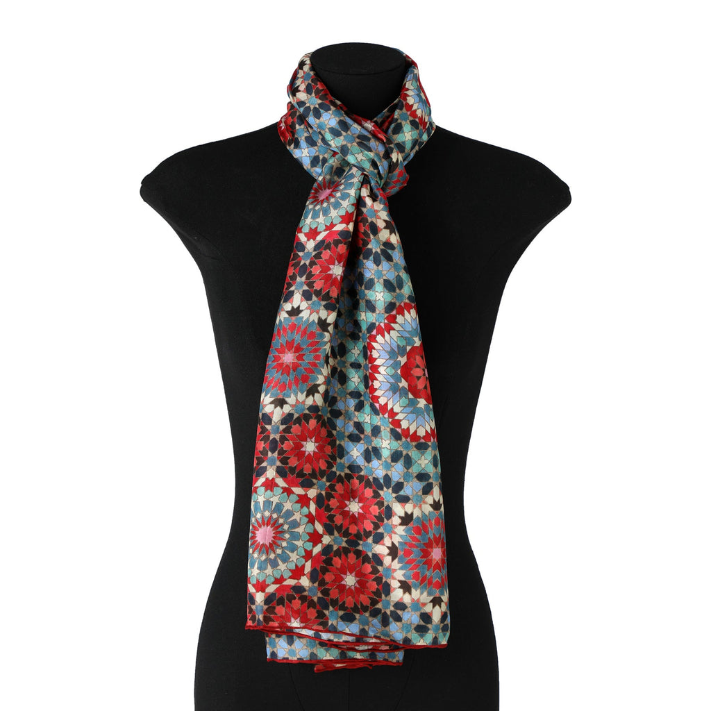 Multicolor Silk Scarf Baraka V1