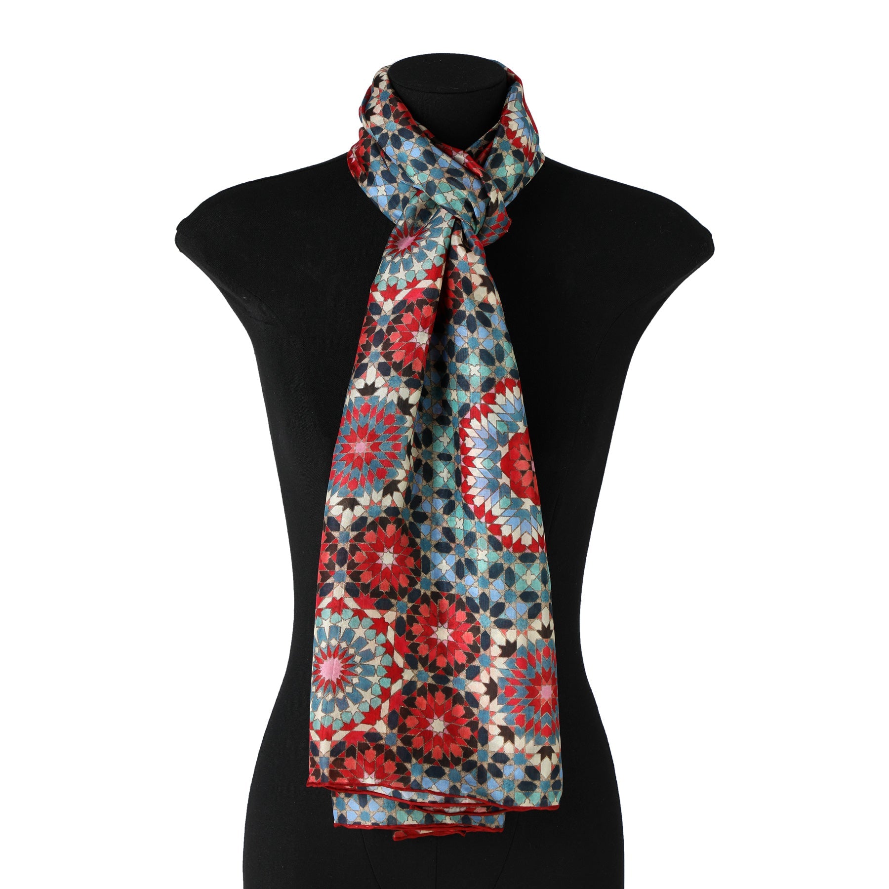 Multicolor Silk Scarf Baraka V1