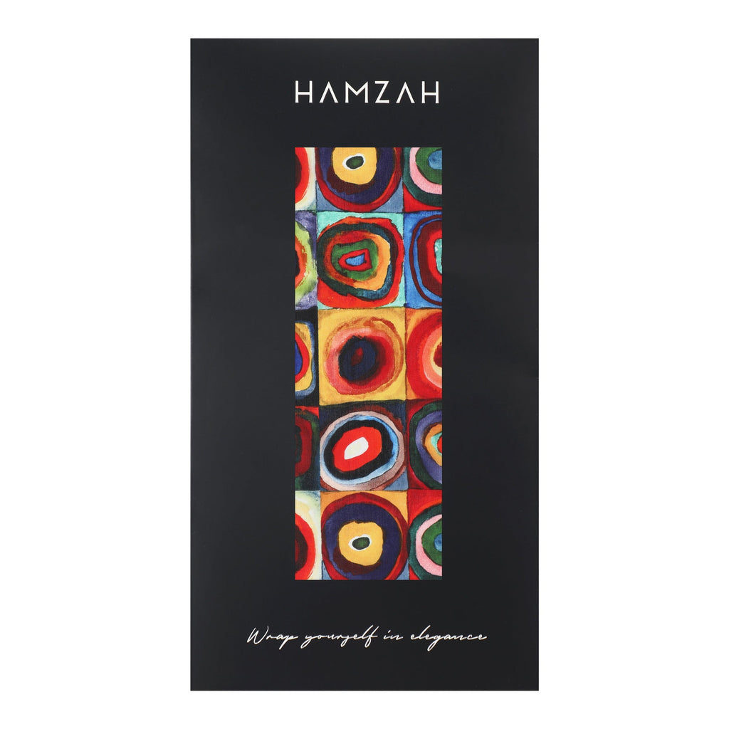 Kandinsky Scarf - Color Study - 100% Silk