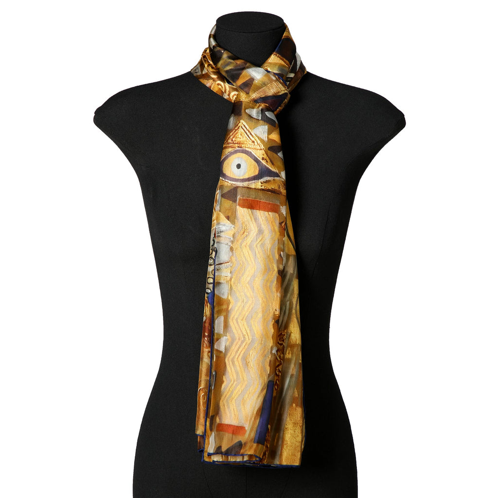 G. Klimt inspired Silk Scarf