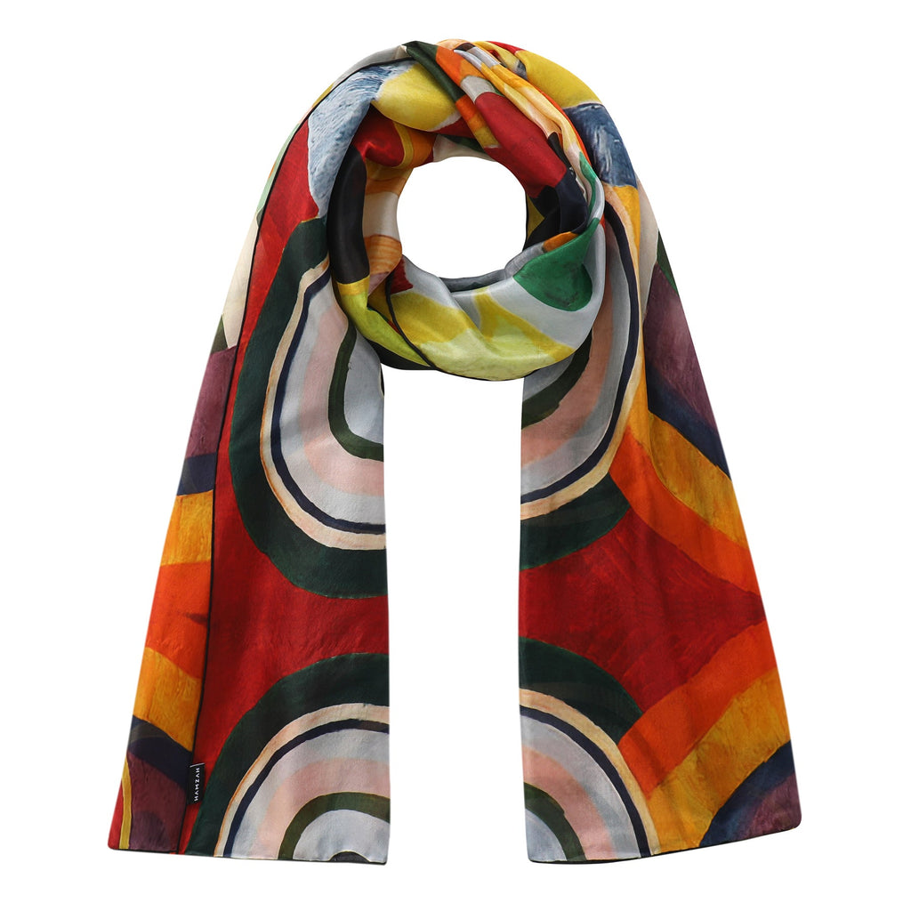 Delaunay Scarf - Rhythm, The Joy of Living - 100% Silk
