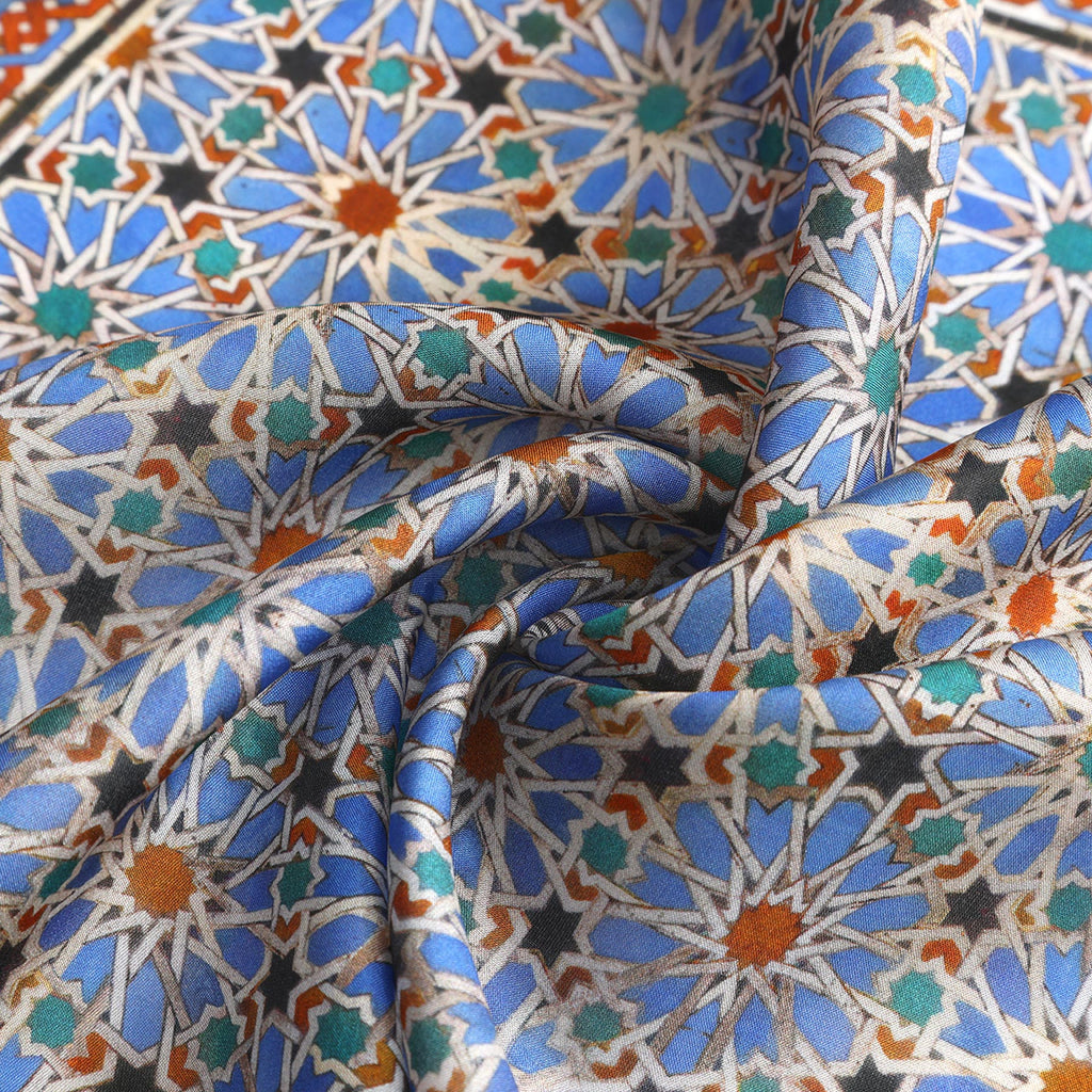 Alhambra Art Silk Square Scarf