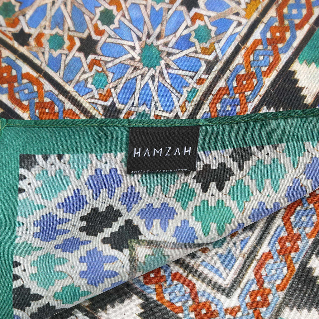 Alhambra Art Silk Square Scarf