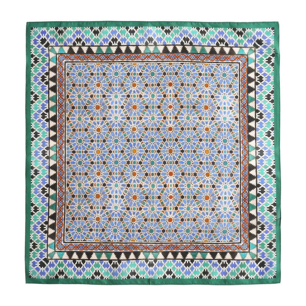 Alhambra Art Silk Square Scarf