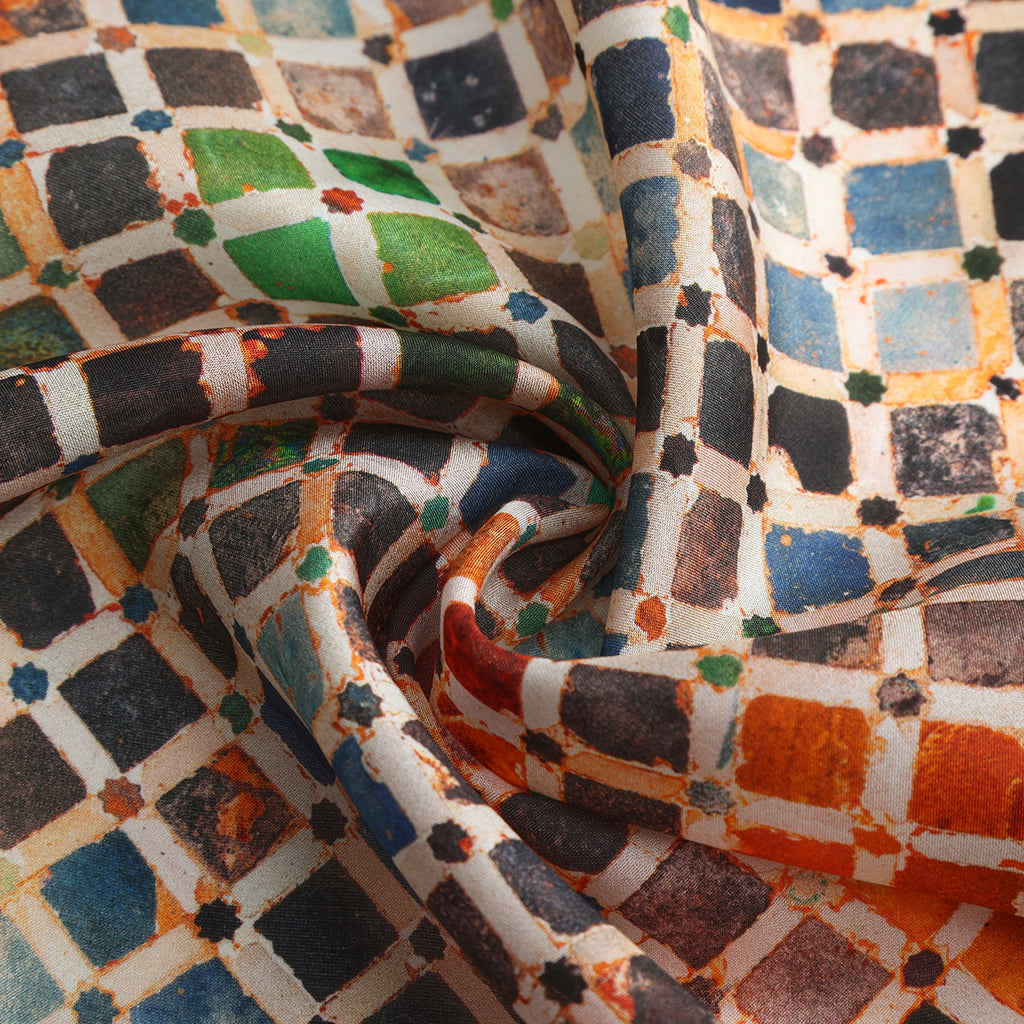 Colorful Square Scarf Comares