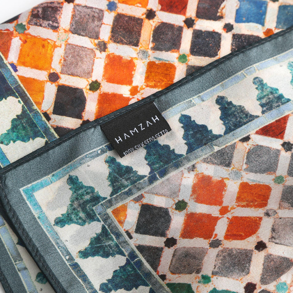 Colorful Square Scarf Comares