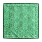 Green Square Silk Scarf Fihri