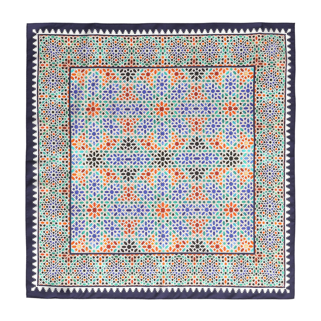 Square Scarf Blue Madiya