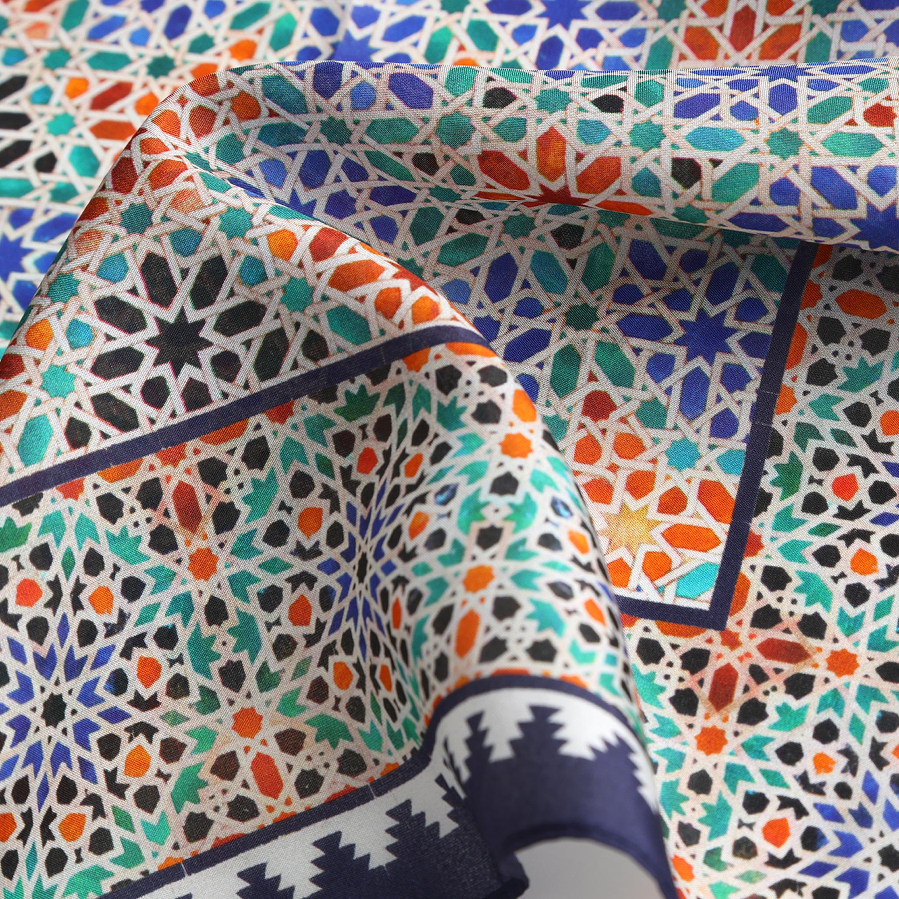 Square Scarf Blue Madiya