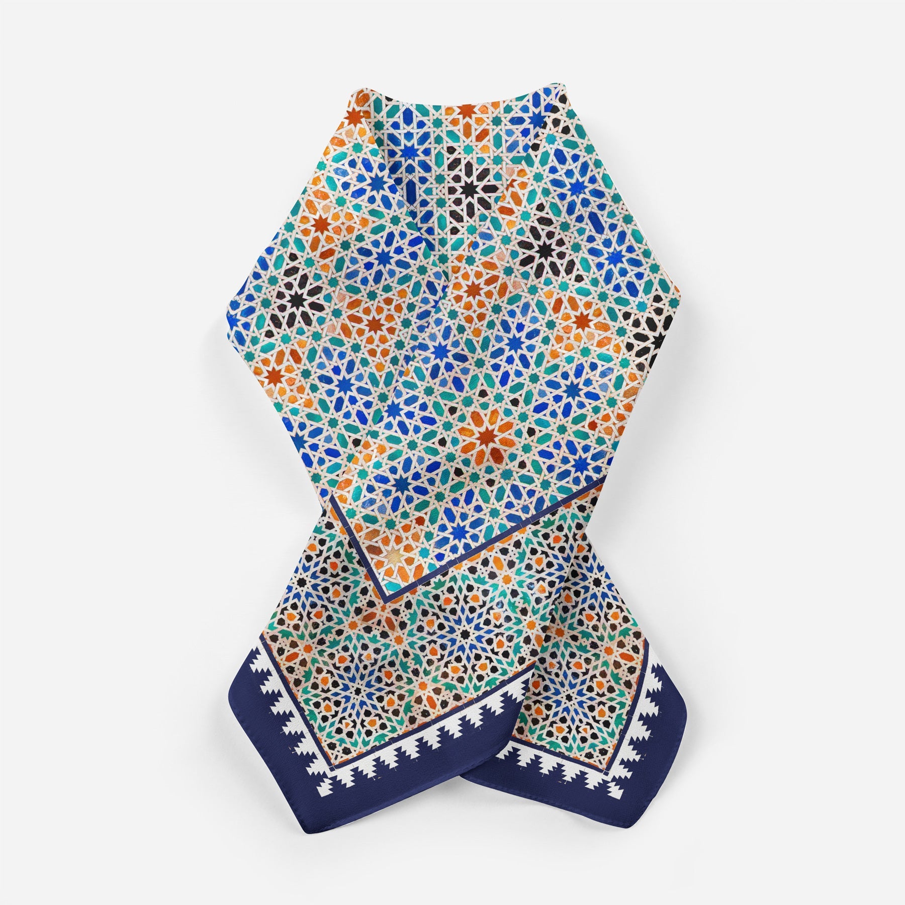 Square Scarf Blue Madiya